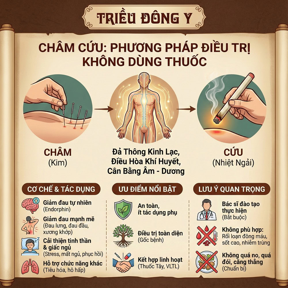Châm cứu là gì? Châm cứu là một phương pháp điều trị bệnh không dùng thuốc