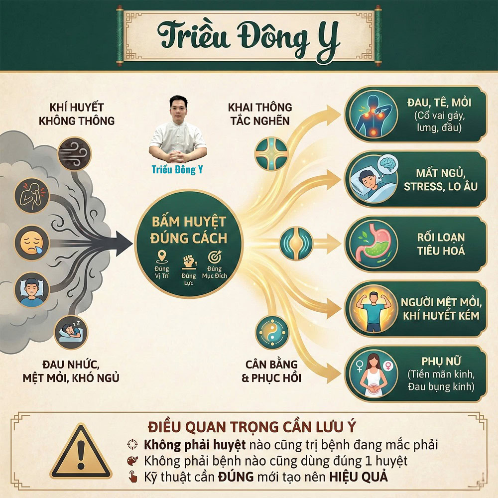 Bấm Huyệt đúng cách quan trọng đến thế sao