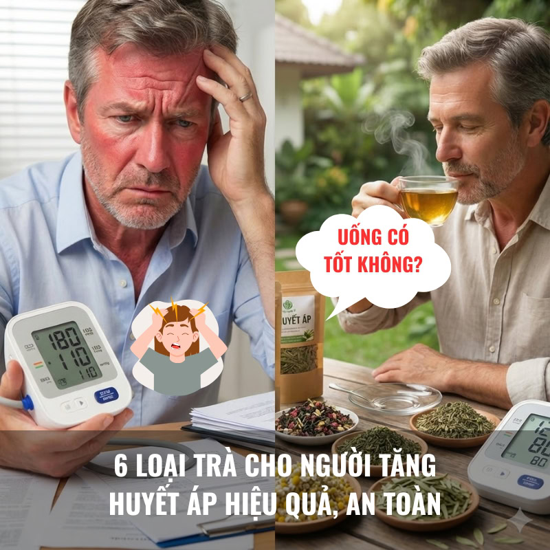 Các loại trà tốt dùng hạ áp cho người bị tăng huyết áp