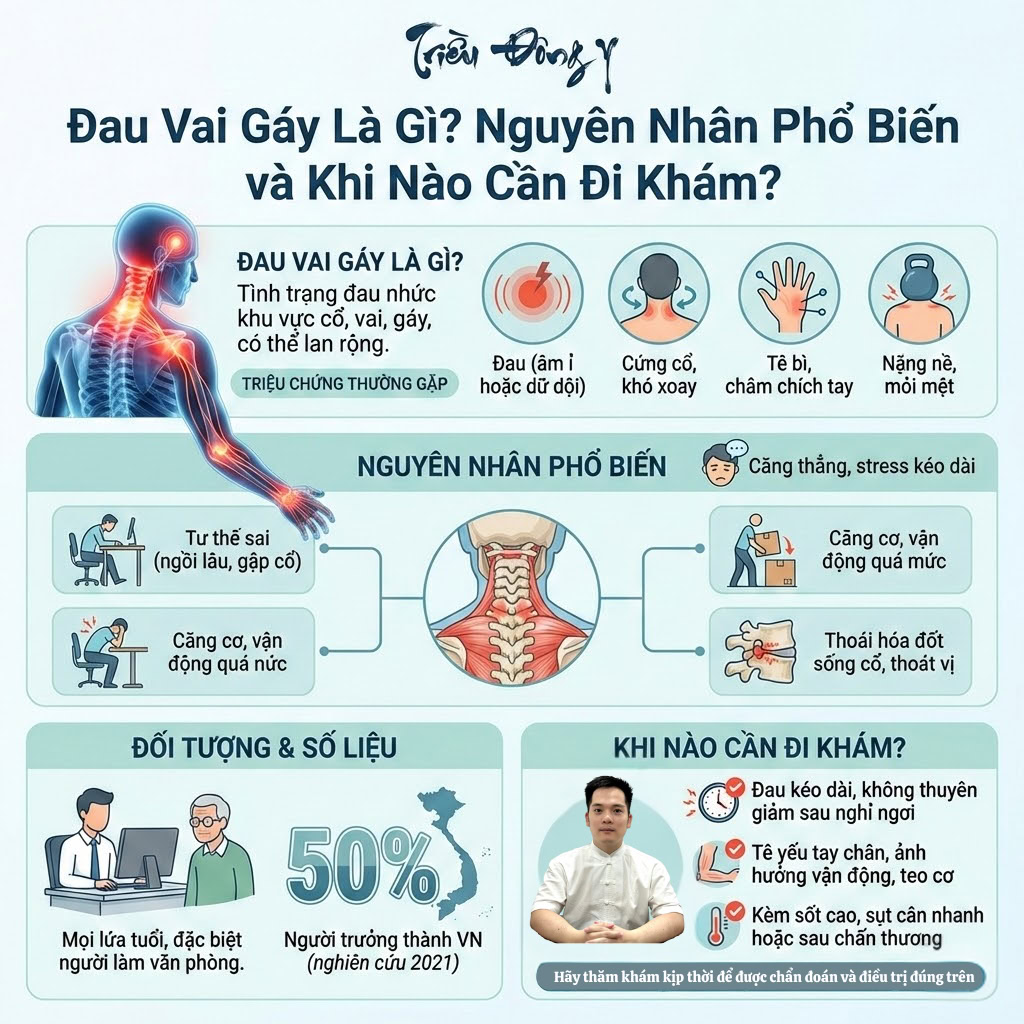 Như thế nào là đau cổ vai gáy?