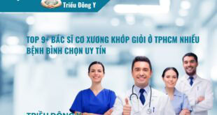 Cập nhật danh sách các bác sĩ cơ xương khớp hàng đầu tại TPHCM