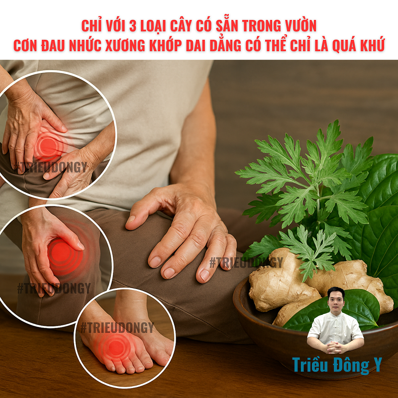 Ba Vị Thuốc Nam Phổ Biến Giảm Đau Nhức Xương Khớp 2 Gừng, Lá Lốt, Ngải Cứu: Loại nào mới thực sự là "vua" giảm đau xương khớp?