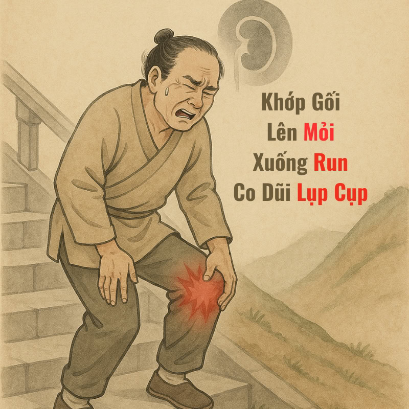 Mỏi Gối Khi Leo Cầu Thang Cảnh Báo Thận Tinh Suy Tán 2 Mỏi Gối Khi Leo Cầu Thang: Không Chỉ Là "Tuổi Tác" – Tín Hiệu Từ Thận Tinh Hay Lời Cảnh Báo Từ Sụn Khớp?