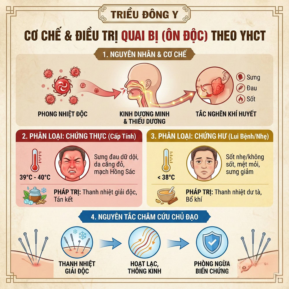 Châm cứu điều trị bệnh quai bị 3 Tổng hợp cơ chế và nguyên tắc điều trị bệnh quai bị theo đông y