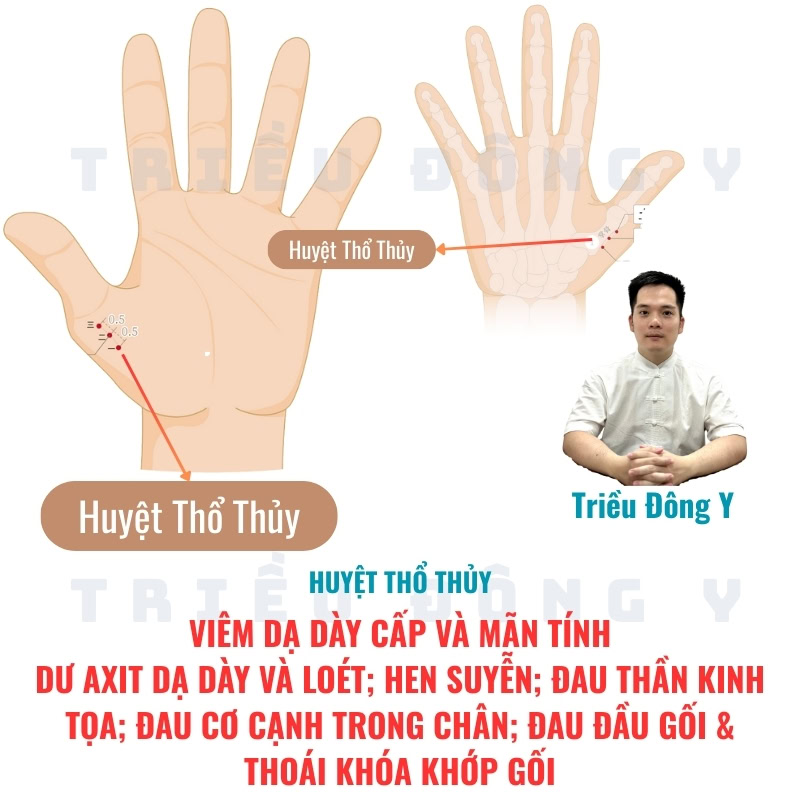 Cập nhật tác dụng cụ thể của huyệt Thổ Thủy
