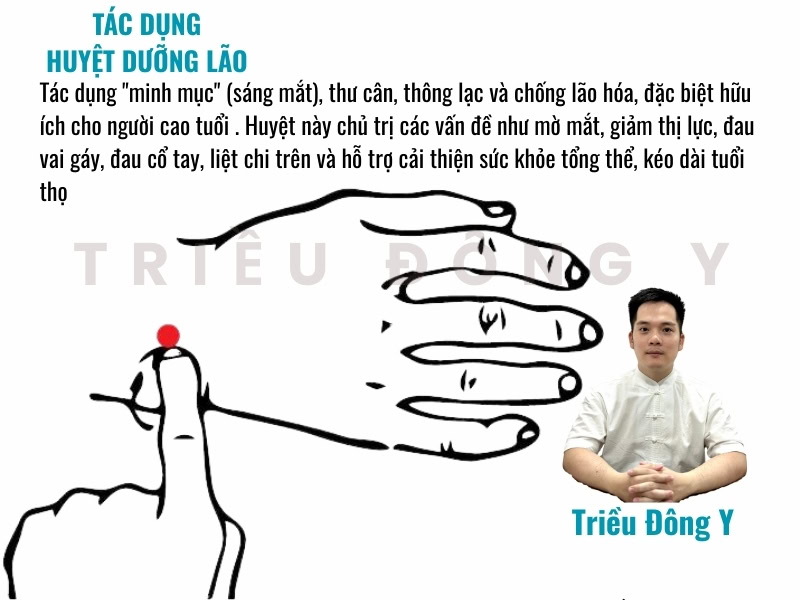 Tác dụng của huyệt dưỡng lão trong điều trị