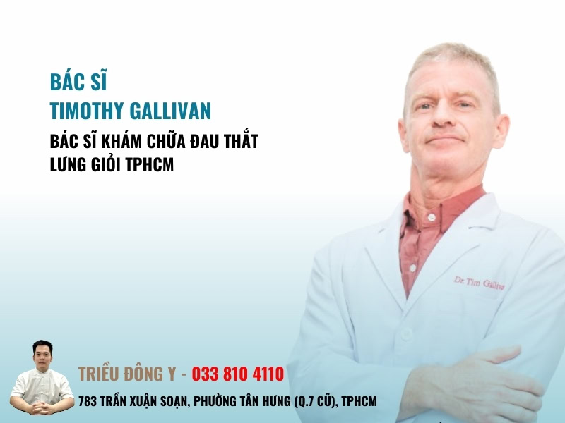 Bác sĩ Timothy Gallivan – Chuyên gia Phục hồi chức năng Hoa Kỳ